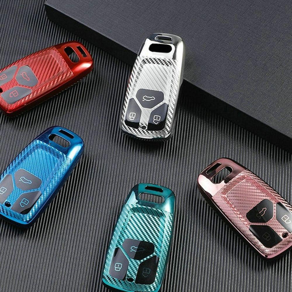 Top Remote Key Case Soft TPU Aksesoris Mobil Skin Key Fob Cover