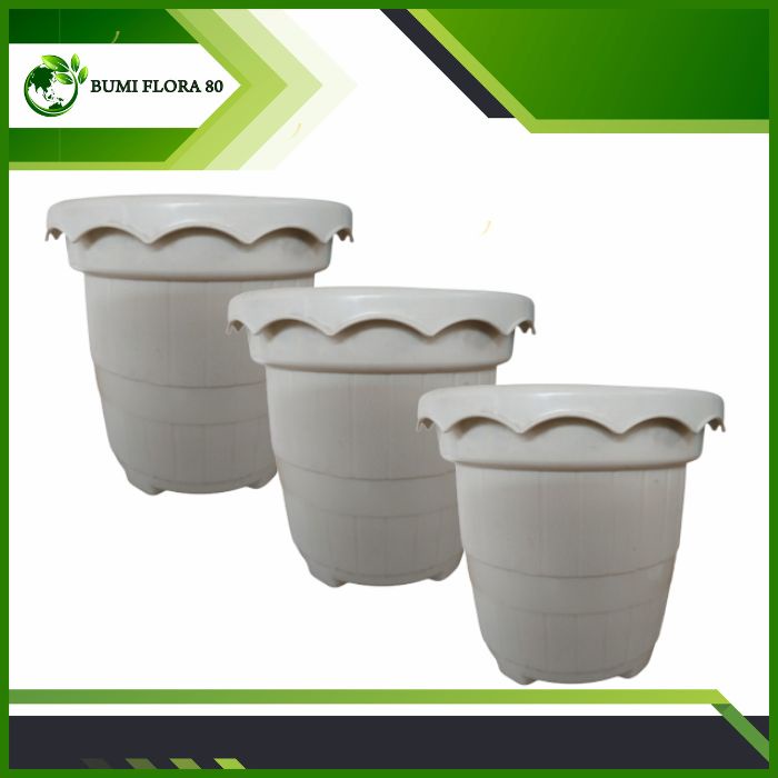 Pot TAIWAN PBR – 002/ Pot Plastik/ Pot Cantik/ Pot Bunga/ Pot Unik