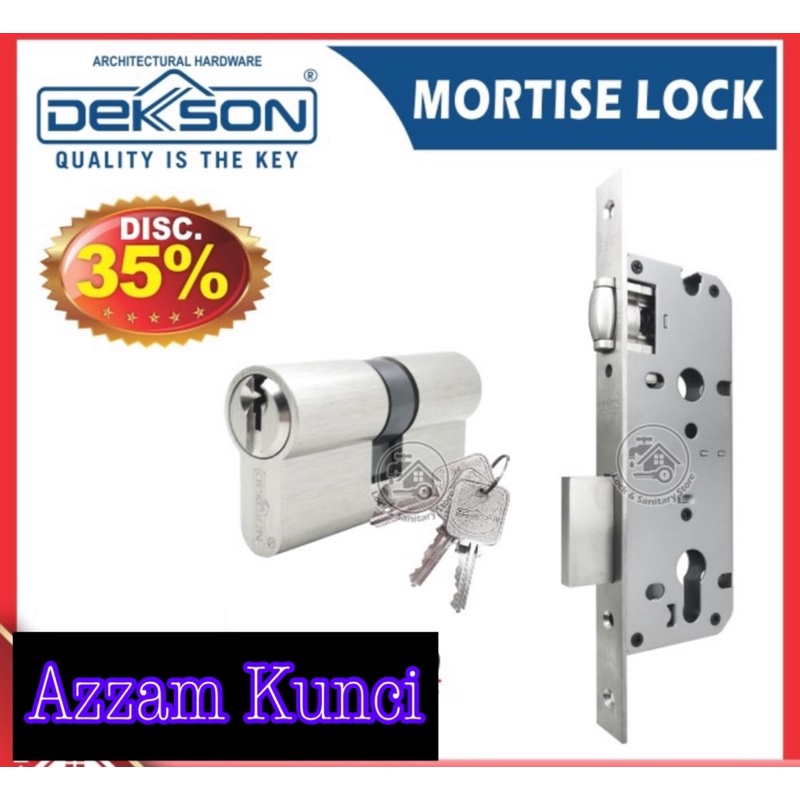 promo terlaris termurah body pelor set dekson/ kunci pelor dekkson/ kunci pintu dekkson