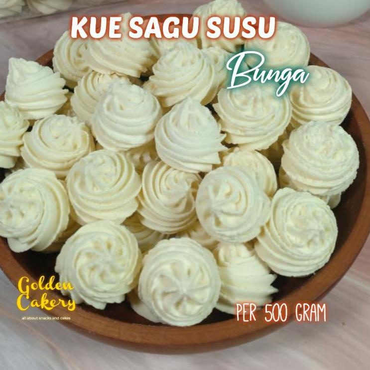 

Mau Hemat--Kue Sagu Susu Bunga Mini - 500 gr