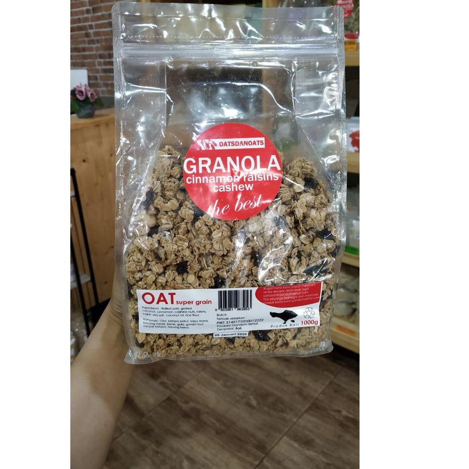 

11.11✔️OATSDANOATS, GRANOLA CINNAMON RAISIN CASHEW, 1KG|KD7
