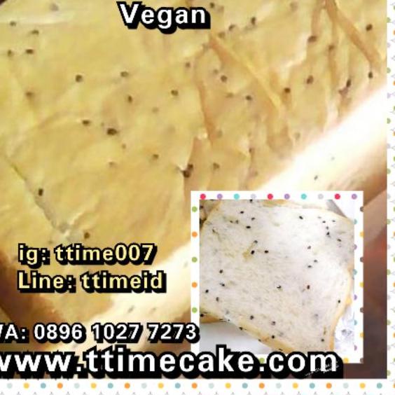 

COD ROTI TAWAR CHIA SEED VEGAN !!