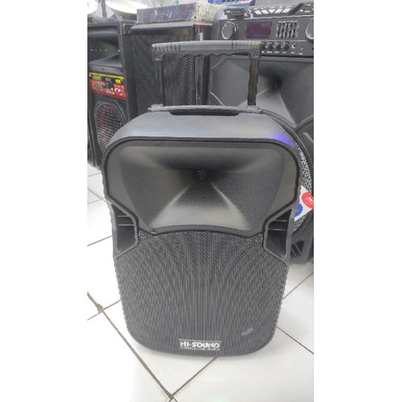 SPEAKER PORTABEL WIRELESHISOUND 12INCH