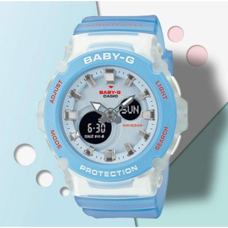 Jam Tangan Baby G Dualtime Wanita Jam Tangan Terlaris Waterproof