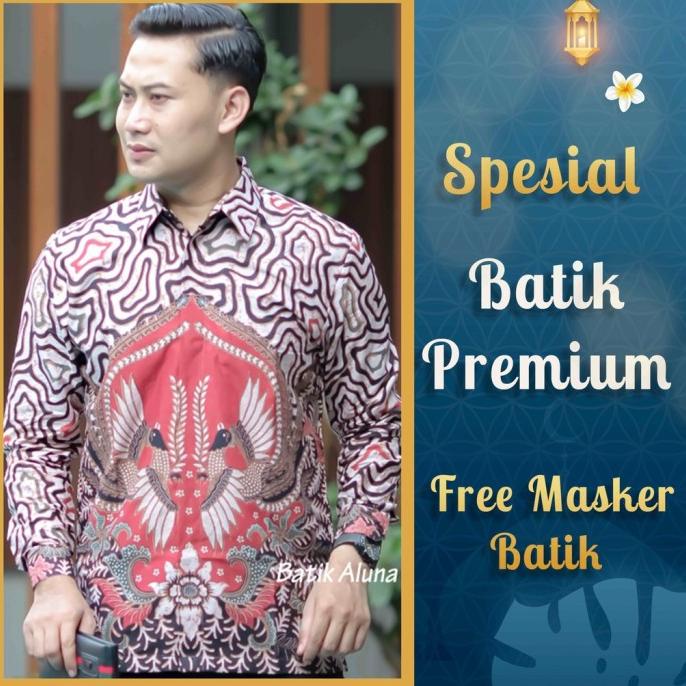 READY KEMEJA BATIK PRIA SOLO JAWA SLIM FIT PREMIUM KEMEJA BATIK PRIA G654FD5G