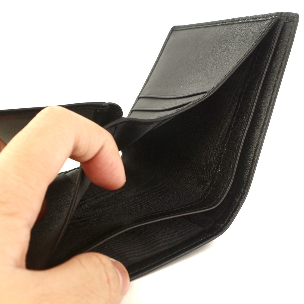 TOKOKOE - Dompet Pria model Berdiri bahan Kulit Premium Dompet Lipat - VSC 27-05 Black