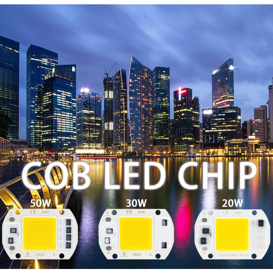 Lampu Sorot LED COB Super Terang Power Hemat Energi DIY Untuk Jalan / Lanskap