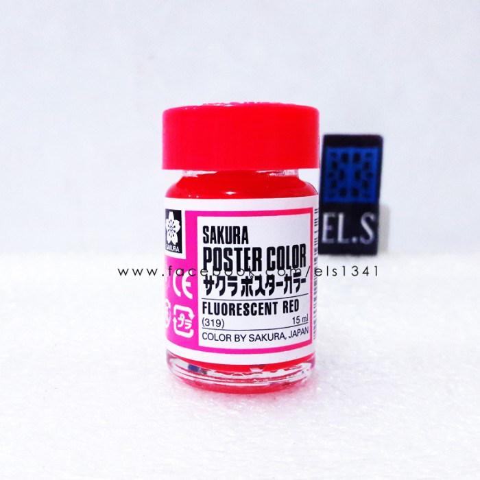 

Cuci Gudang Sakura Poster Color Fluorescent Red (Cat Poster) Murah