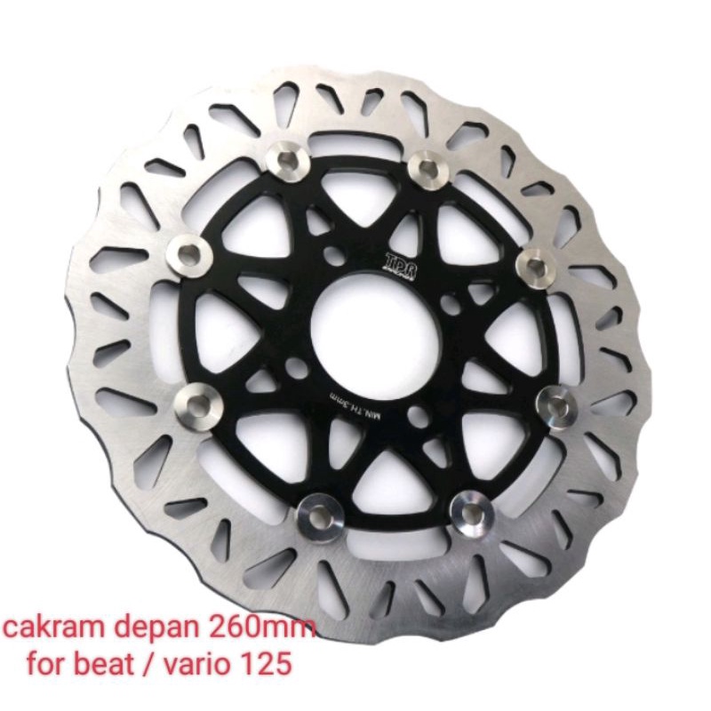 cakram depan 260mm for Vario 125 / beat original TDR - piringan cakram depan 260mm