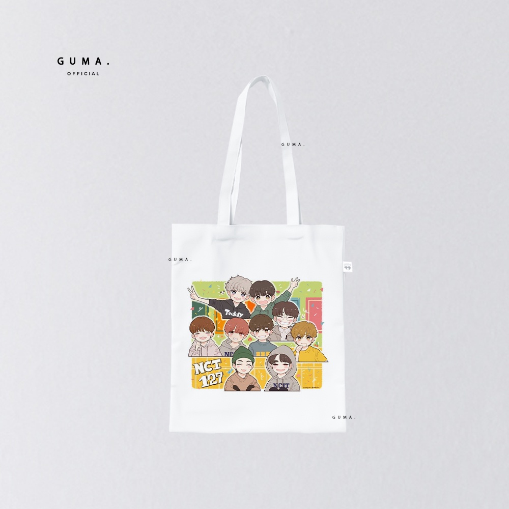 TERBARU TOTEBAG NCT 127 TOTEBAG KOREA KPOP KANVAS PREMIUM TOTE BAG  TAS TOTE BAG WANITA QUOTES AESTH