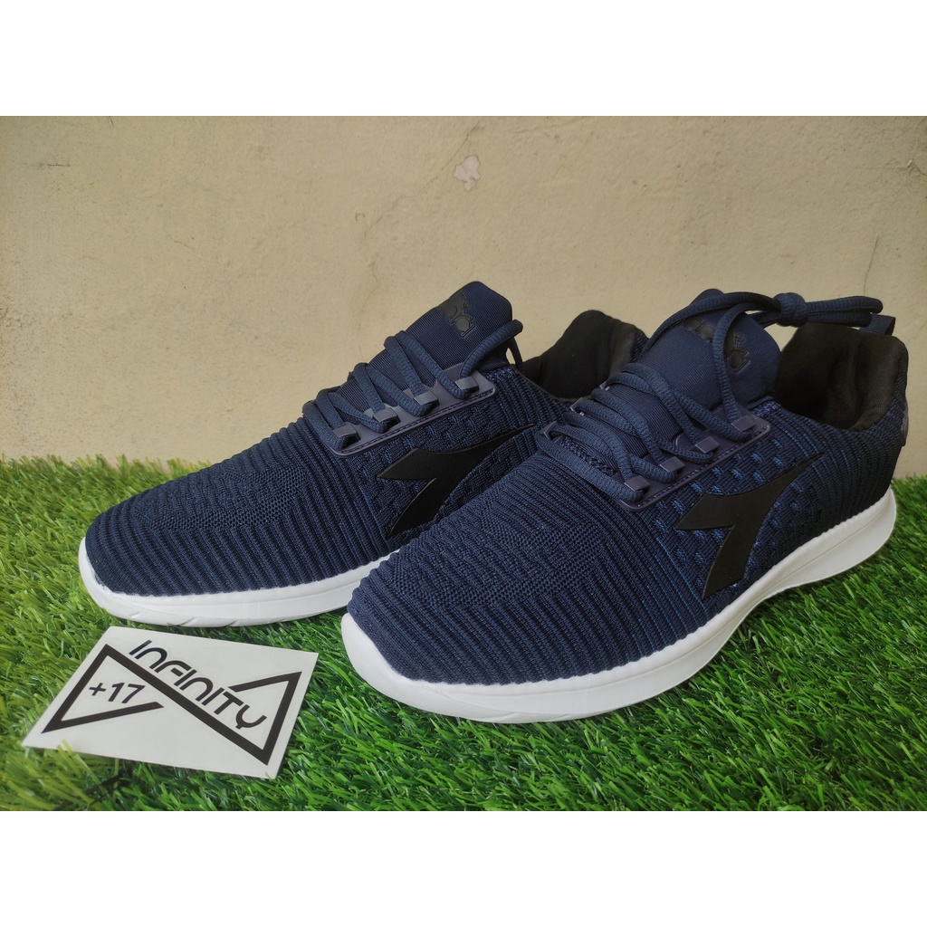 Diadora Copa Running Men Navy - Sepatu Lari Diadora Pria - 100% Original, New & BNIB - Big Size