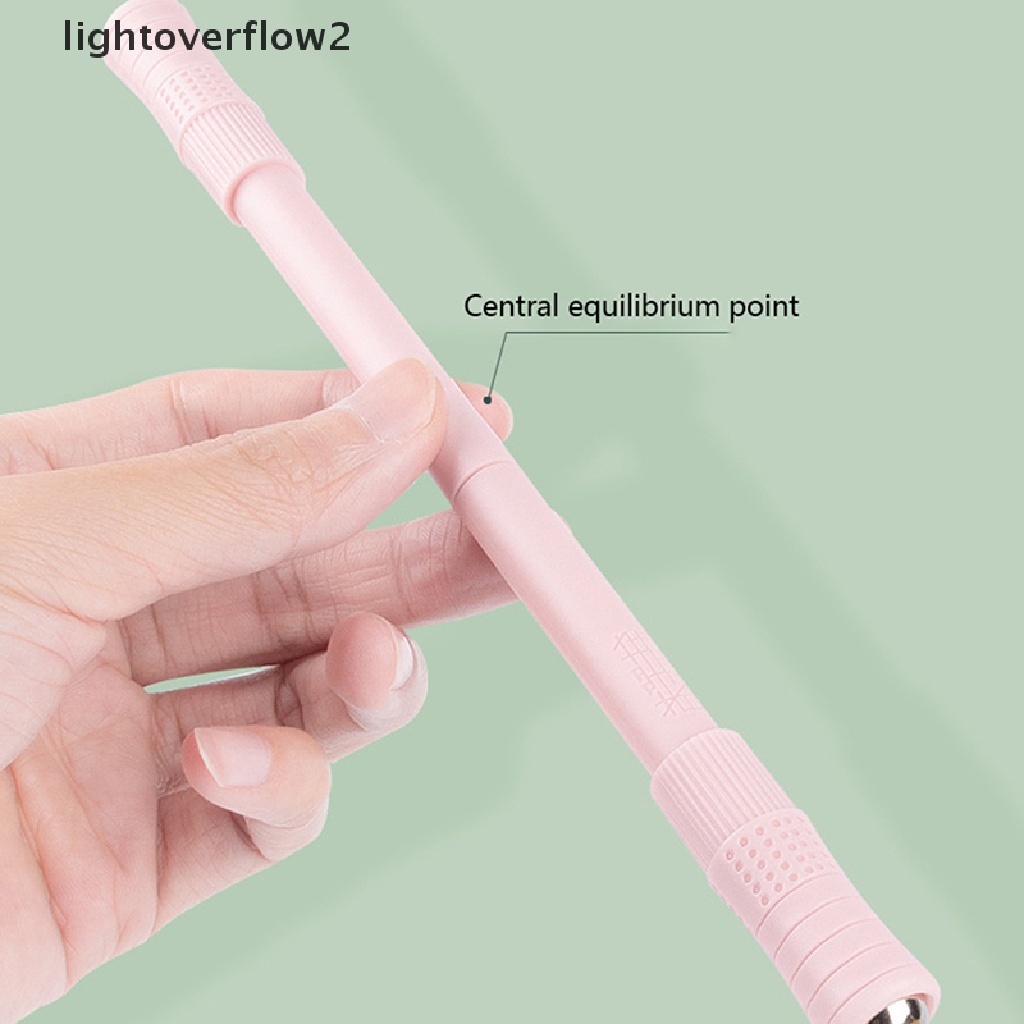 (lightoverflow2) Pen Spinner Anti slip Dengan Bola Baja Untuk Pemula / Dewasa