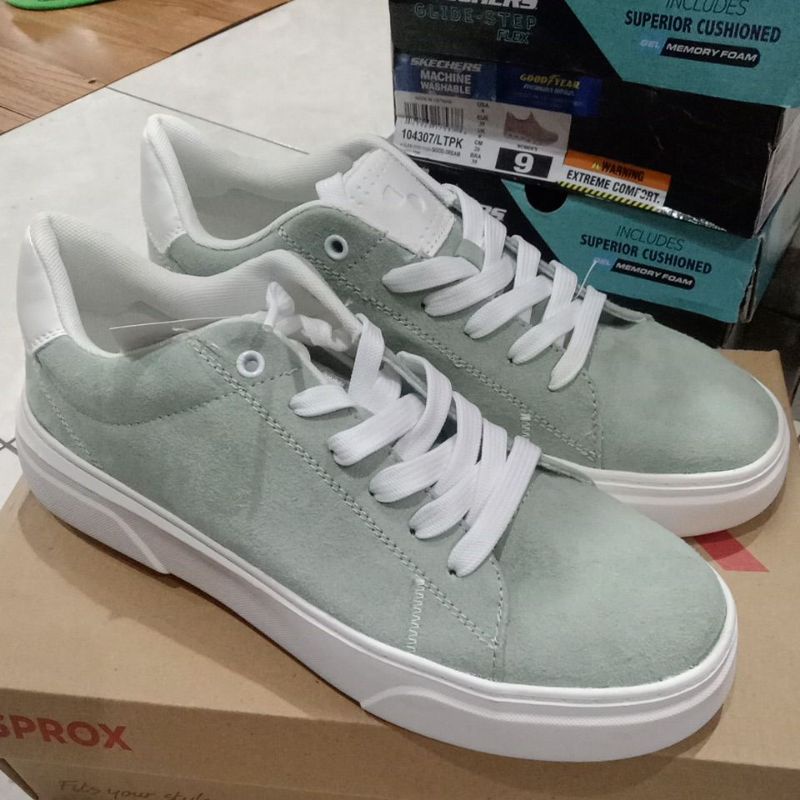 sepatu Sprox Ariana Lace-Up Suede Snkr 526273MTO