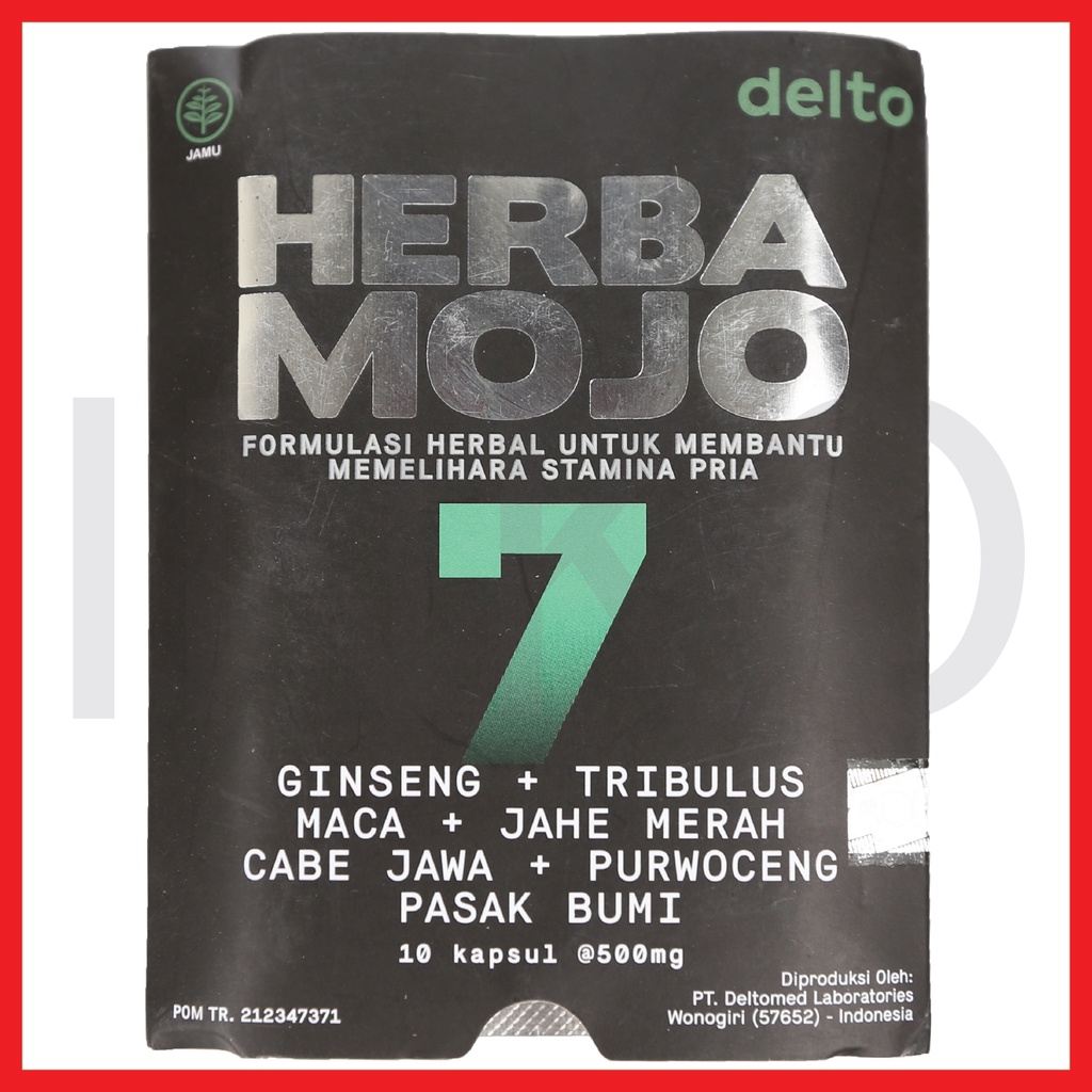 HERBAMOJO 7 SUPLEMEN STAMINA PRIA 10KAPSUL