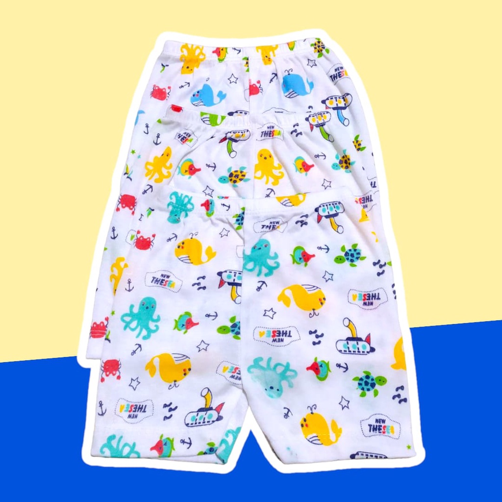 |3PCS| Celana Pendek Anak Bayi | Celana Baby Pendek Print