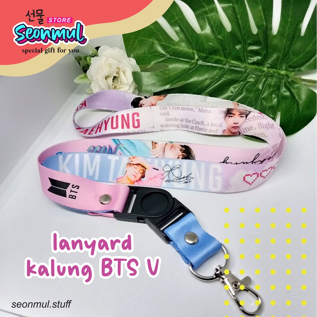 READY STOK LANYARD KALUNG / STRAP HP KPOP BTS V