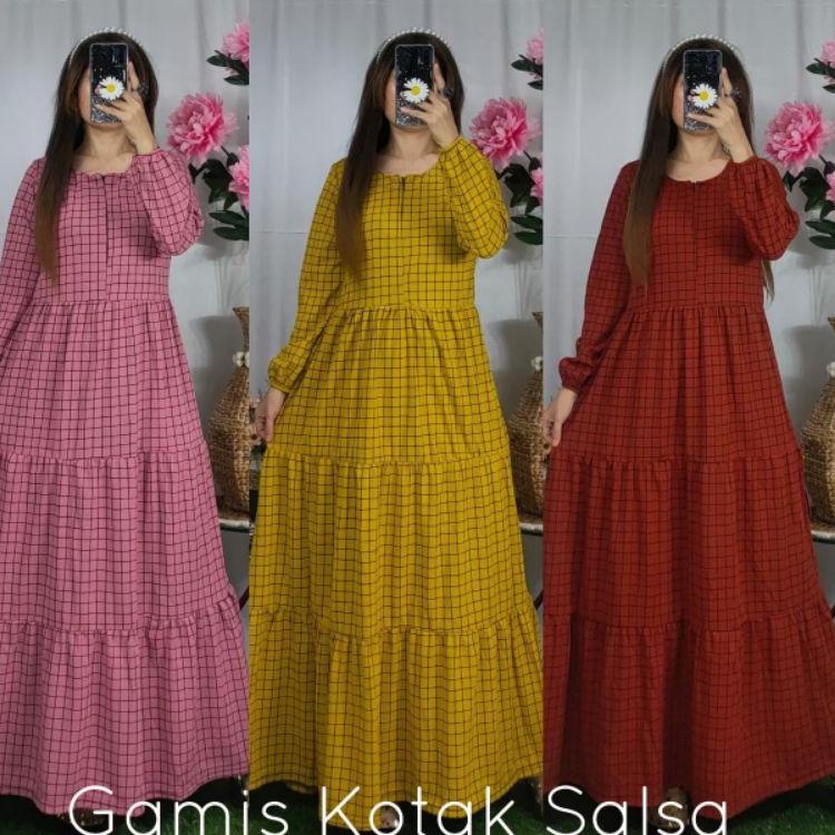 AHU2-9915♕ GAMIS VOXY KOTAK SALSA BUSUI Best.Item