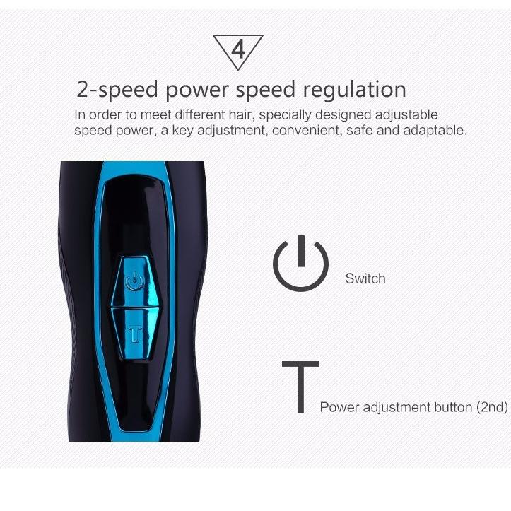 Proses sekarang--KEMEI KM-4003 Waterproof Electric Trimmer for men Professional Hair Clipper Beard T