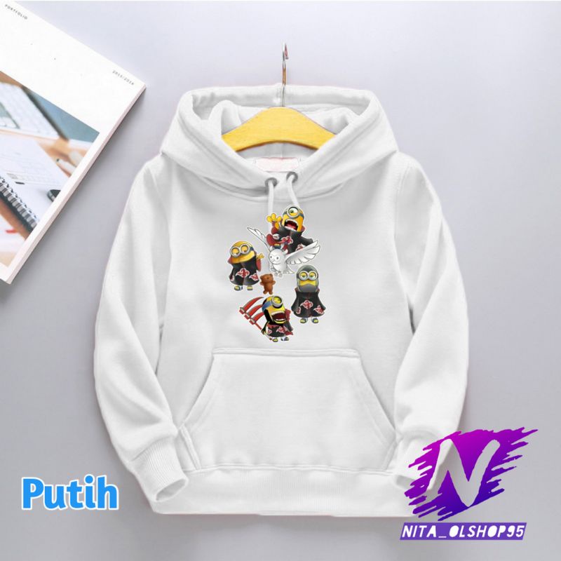 hoodie anak minions karakter akatsuki