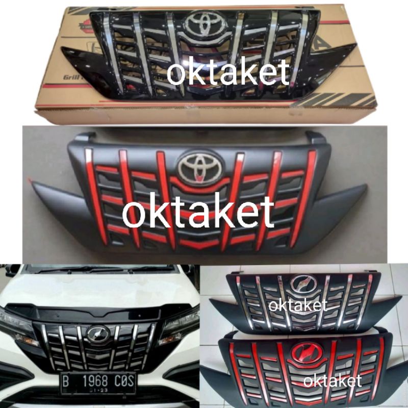 grill depan All new Rush Terios 2018 2020 2021 2022 Model Alphard