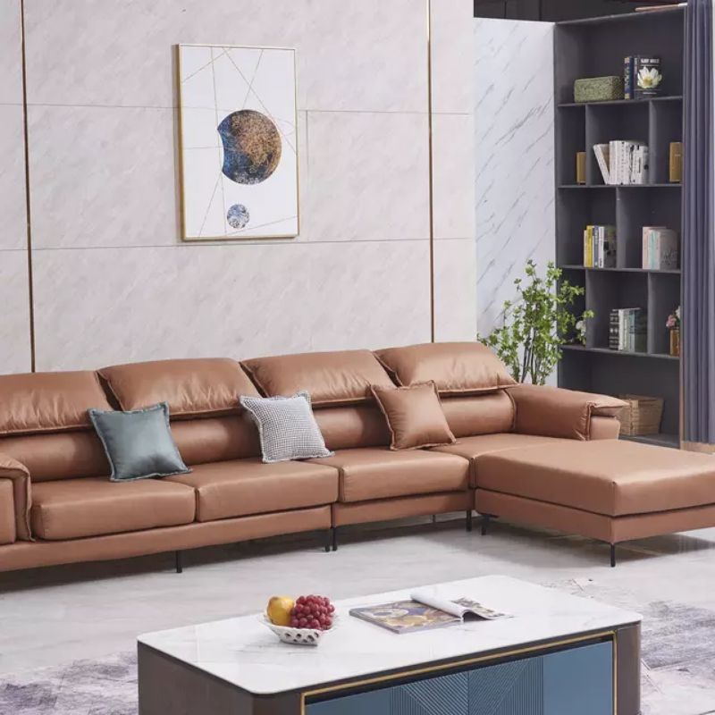 Sofa Kulit model L shape