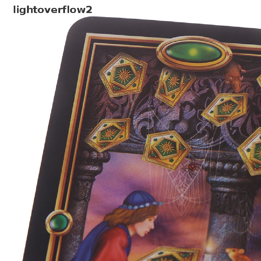 (lightoverflow2) 78pcs / Set Kartu Tarot Untuk Permainan Board Game  (ID) Buku Novel Dewasa Dalam Bahasa Mandarin