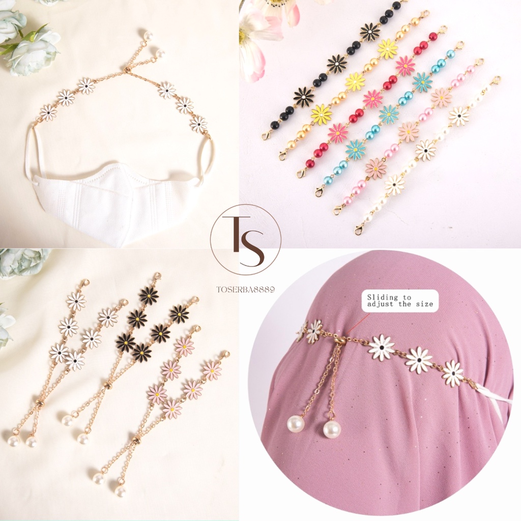 [TOSERBA8889] PART 5 BANYAK MODEL DAN WARNA KONEKTOR MASKER KEKINIAN JAMAN NOW / KONEKTOR HIJAB MUTIARA KRISTAL / PENGAIT MASKER HEADLOOP / KONEKTOR KRISTAL BENING / KONEKTOR KOREA KUALITAS SUPER