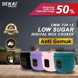 Penanak Nasi Low Sugar SEKAI CMW 720 LS