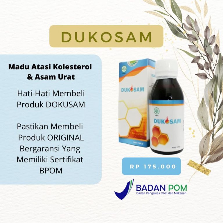 JAMINAN ORI MADU DUKOSAM HERBAL ALAMI ATASI ASAM URAT REMATIK KOLESTEROL REAKSI 3X LEBIH CEPAT
