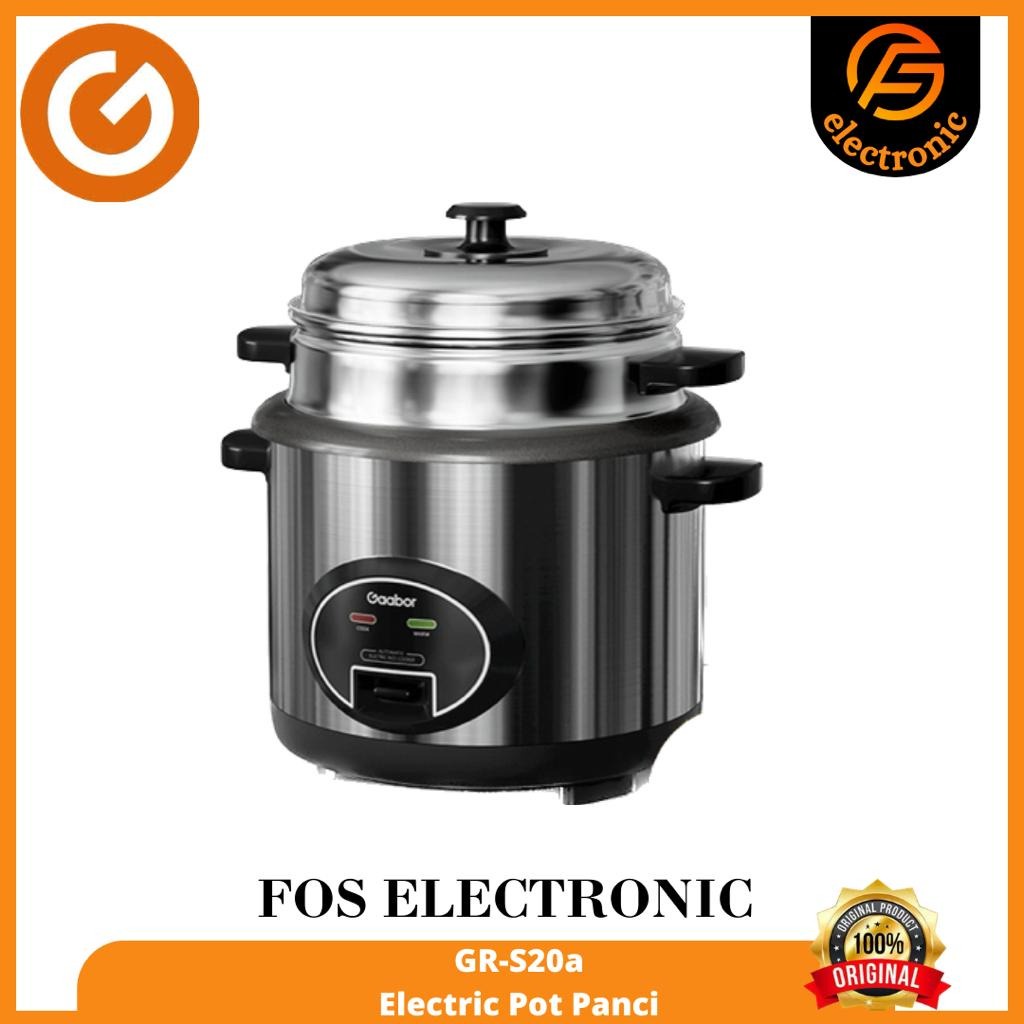 Gaabor Multifuctional Electric Pot Panci Listrik Elektrik Serbaguna 2L /GR-S20A