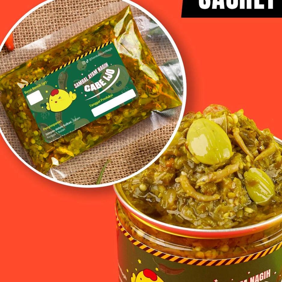 

10.10 SALE SAMBAL NAGIH - Sambal Cabe Ijo Padang Teri Sachet Terenak di Muka Bumi !!