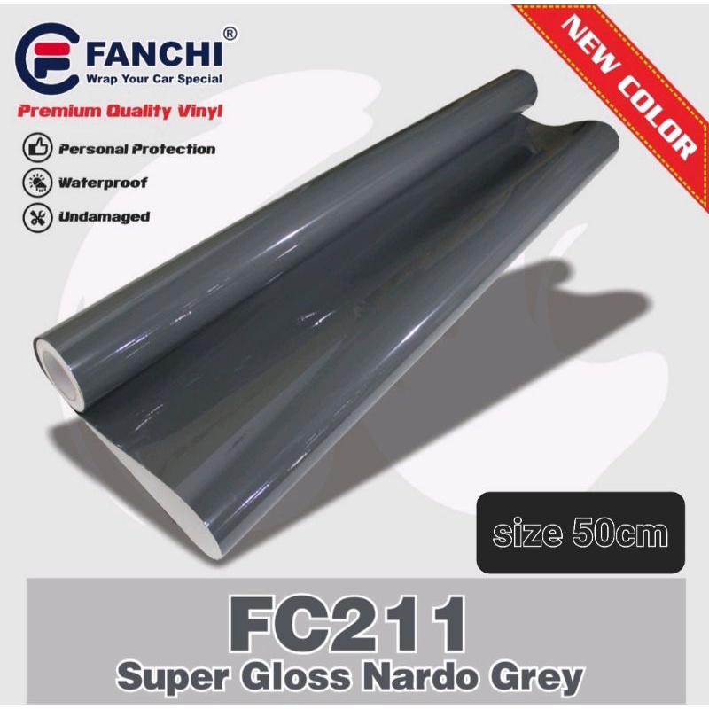 Sticker Fanchi FC211 Super Gloss Glossy Nardo Grey Premium Wrap