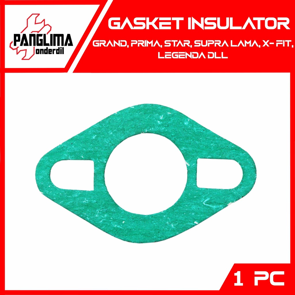 Gasket Insulator Grand &amp; Prima &amp; Star &amp; Supra Lama-X-Fit &amp; Legenda &amp; Impressa &amp; Revo 100-Old Paking Manipul-Intake