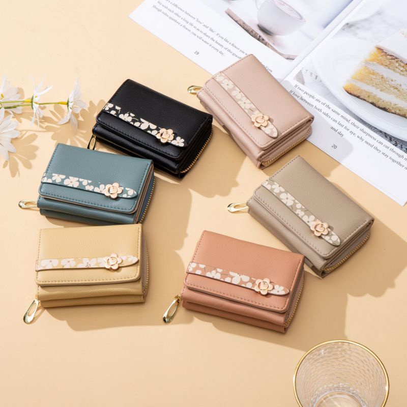 prettyzys-ORI-Hanna Wallet-Dompet wanita-Dompet Lipat-Dompet import