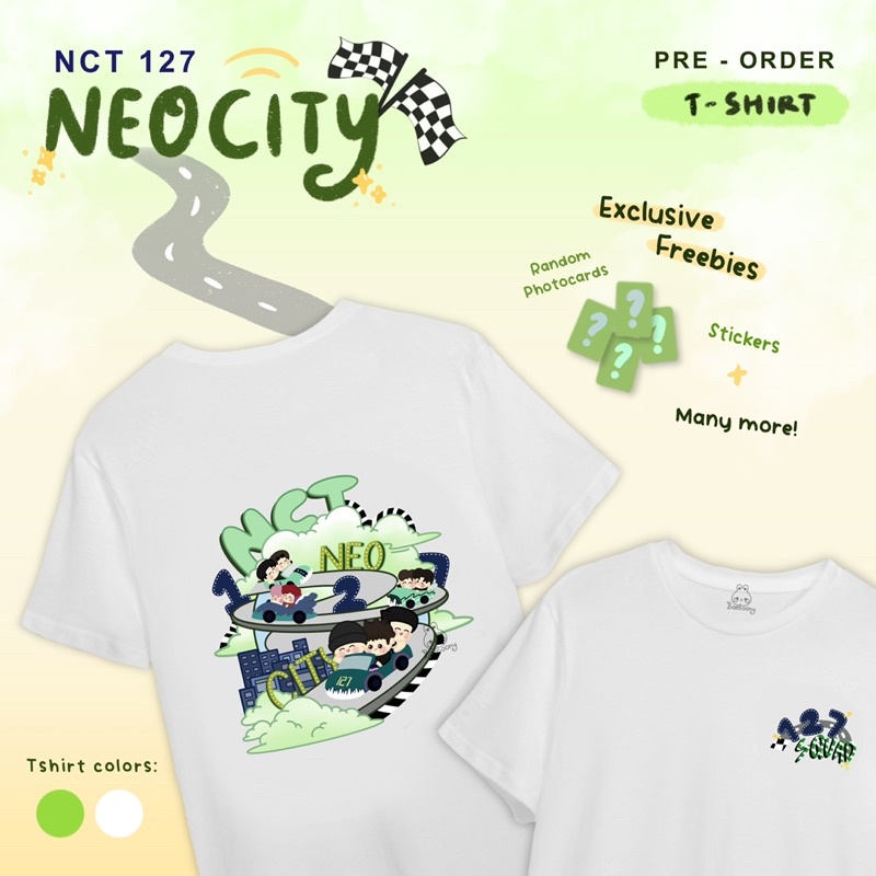 127 SQUAD - NEO CITY Tshirt by Baeboony || Kaos Nct