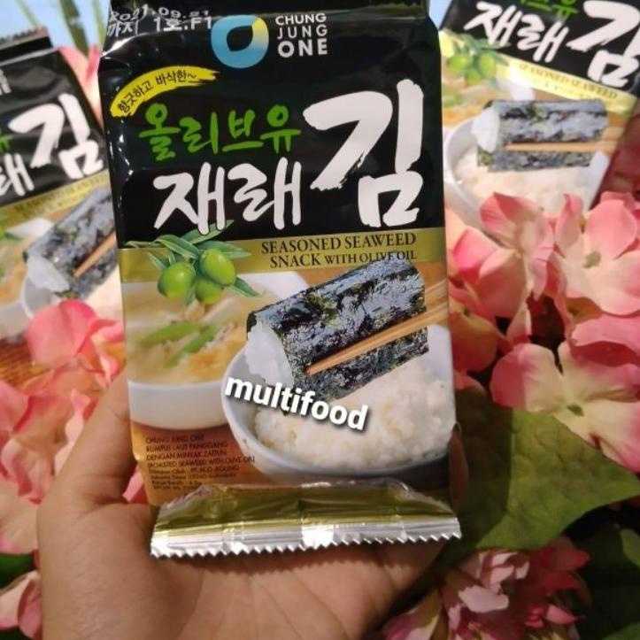 

High Quality--Seaweed chung jung one 6+3 olive oil korea / nori rumput laut chung jung one