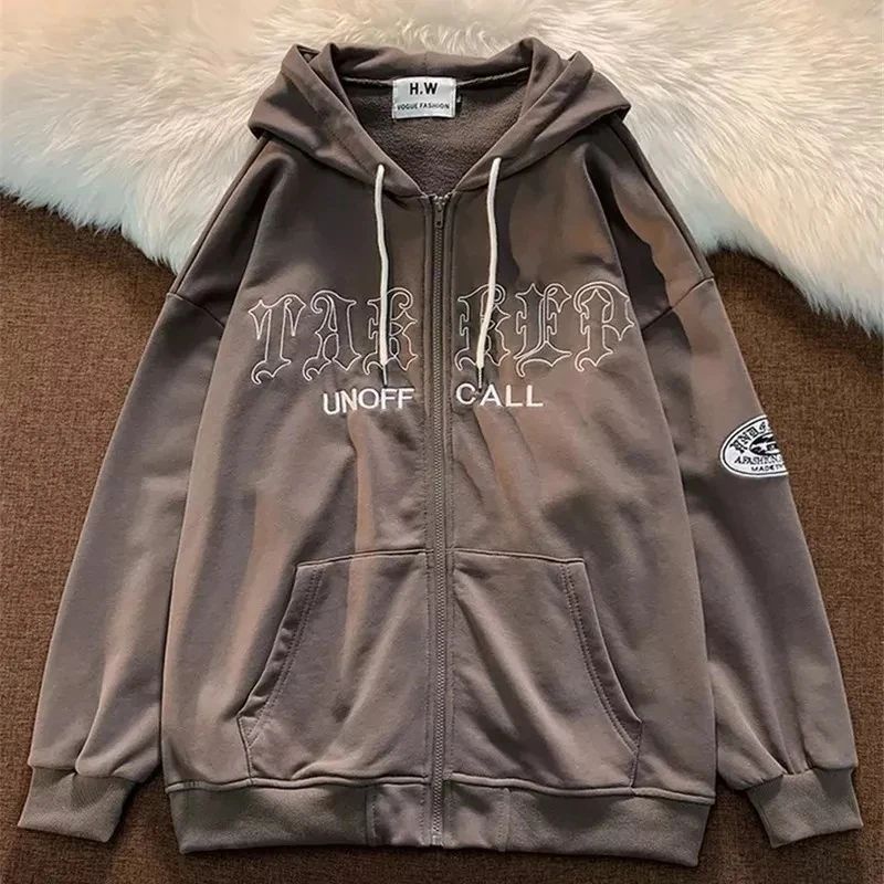 UNOFF Jaket Hoodie Zipper Unisex Pria Wanita Oversize | Sweatee Hoodie Jacket Zipper Korean Style