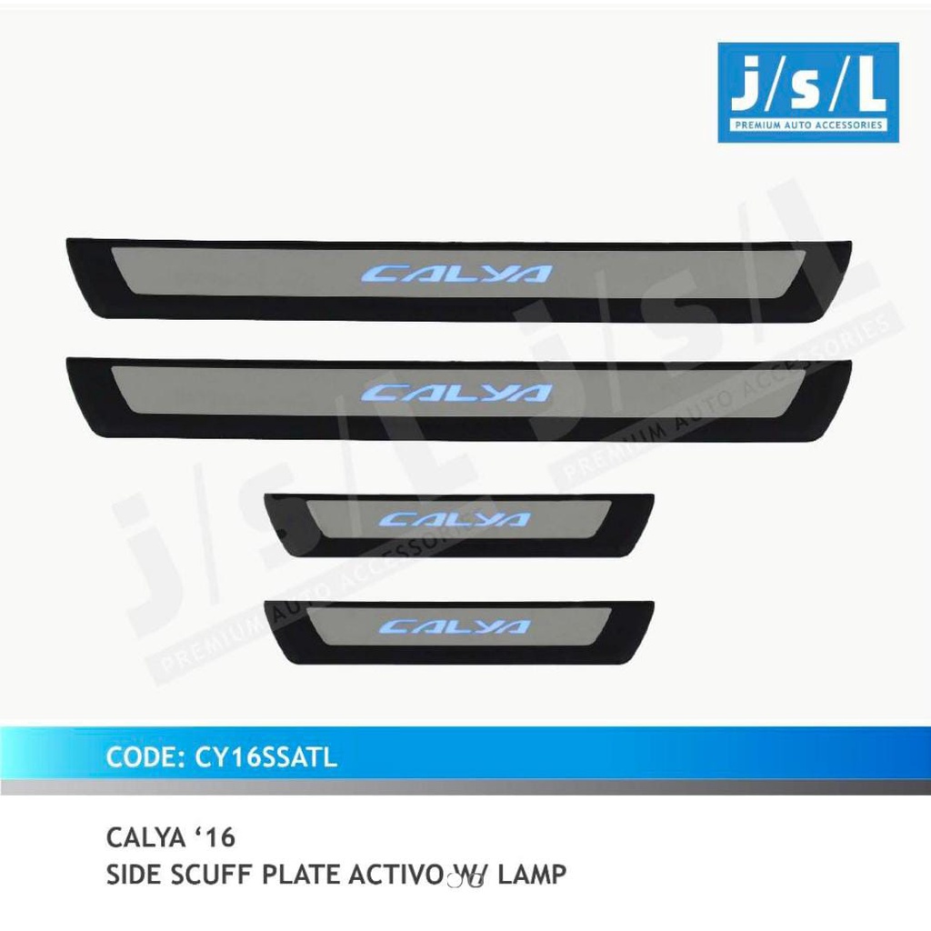 SIGRA CALYA Silplate Samping pijakan kaki + Lampu JSL / scuff plate with Lamp