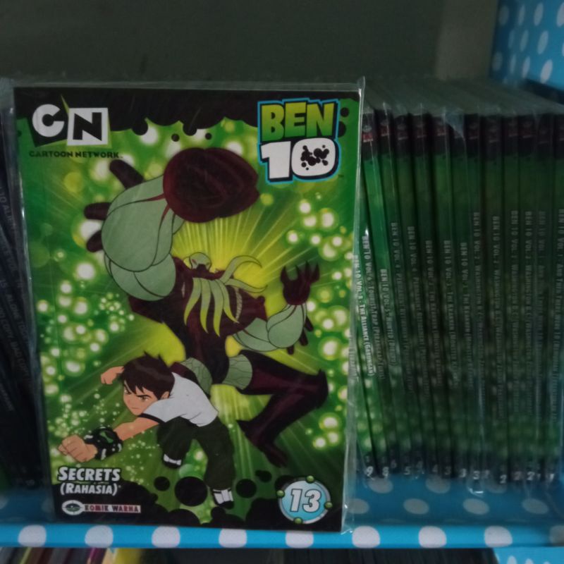 KOMIK BEN 10 WARNA BEN 10 ALIEN FORCE SEASON 123