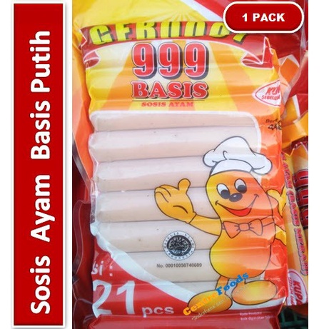 

Sosis Ayam Geboooy 999 - Basis Putih | Isi 21 Pcs [ Harga Per BKS ]