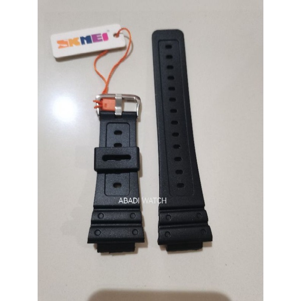 STRAP TALI JAM TANGAN SKMEI 1134 ORIGINAL RUBBER SPORT pas dan lgsg bs dipakai