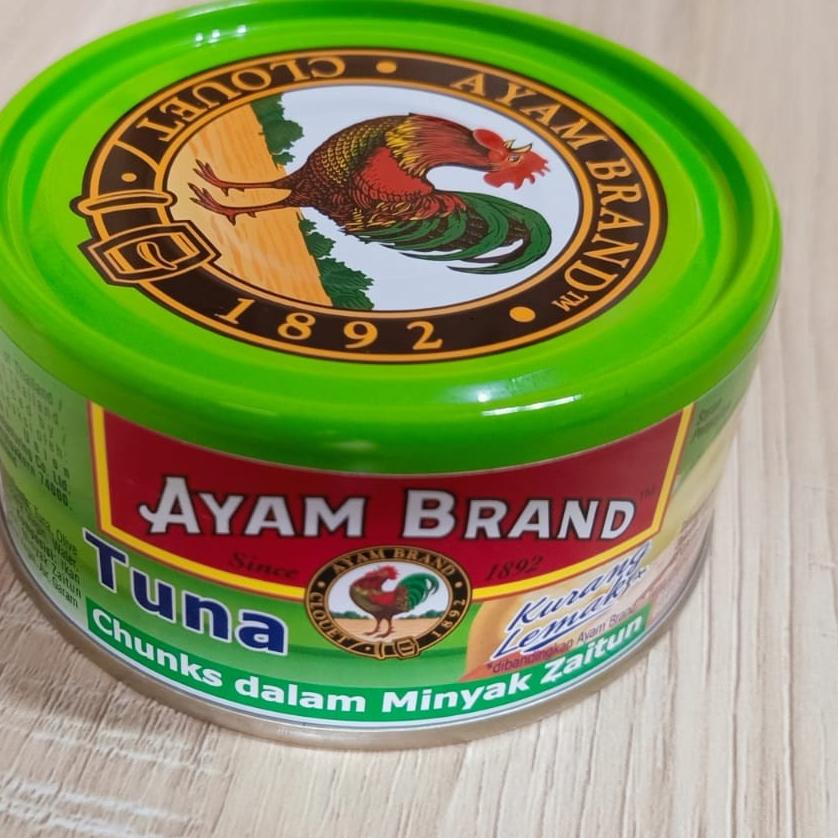 

Kilat Hemat--Ayam Brand Tuna Chunks In Olive Oil / Minyak Zaitun 150 Gram