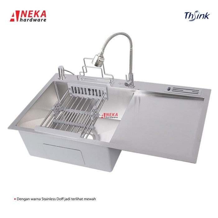 Kitchen Sink 1 Lubang Sayap Thsink 8548
