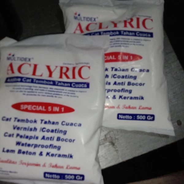 Multidex Aclyric 500gr Cat Tembok Tahan Cuaca Anti Bocor Waterprofing