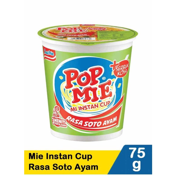 

Pop Mie Mi Instan Soto Ayam 75G