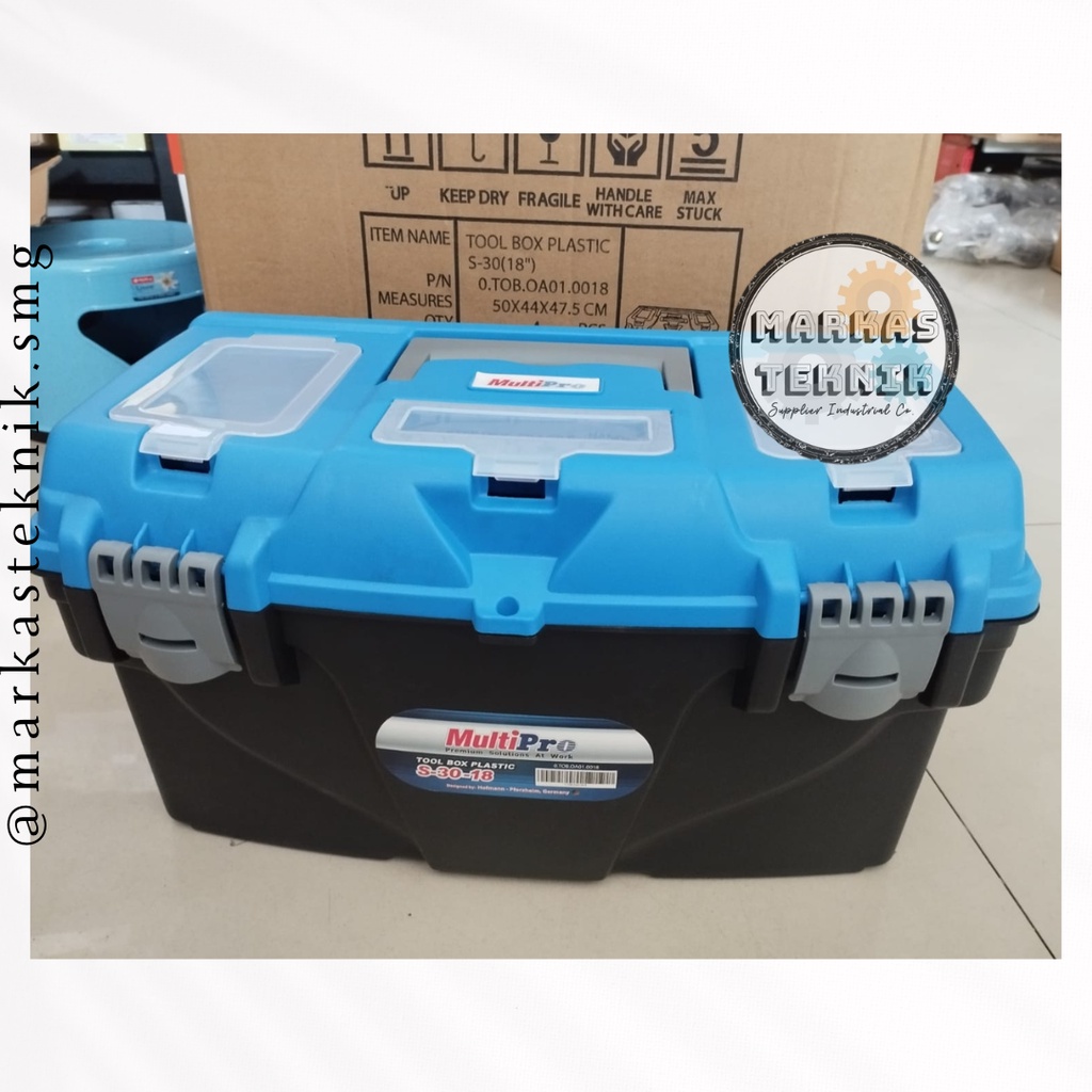 MULTIPRO Tool Box Plastik S-30 18 Inch / Toolbox 18" / Tool Box