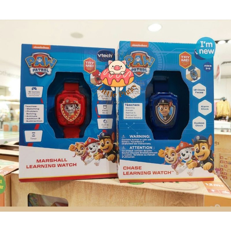 Vtech paw patrol marshall learning watch / mainan jam tangan anak
