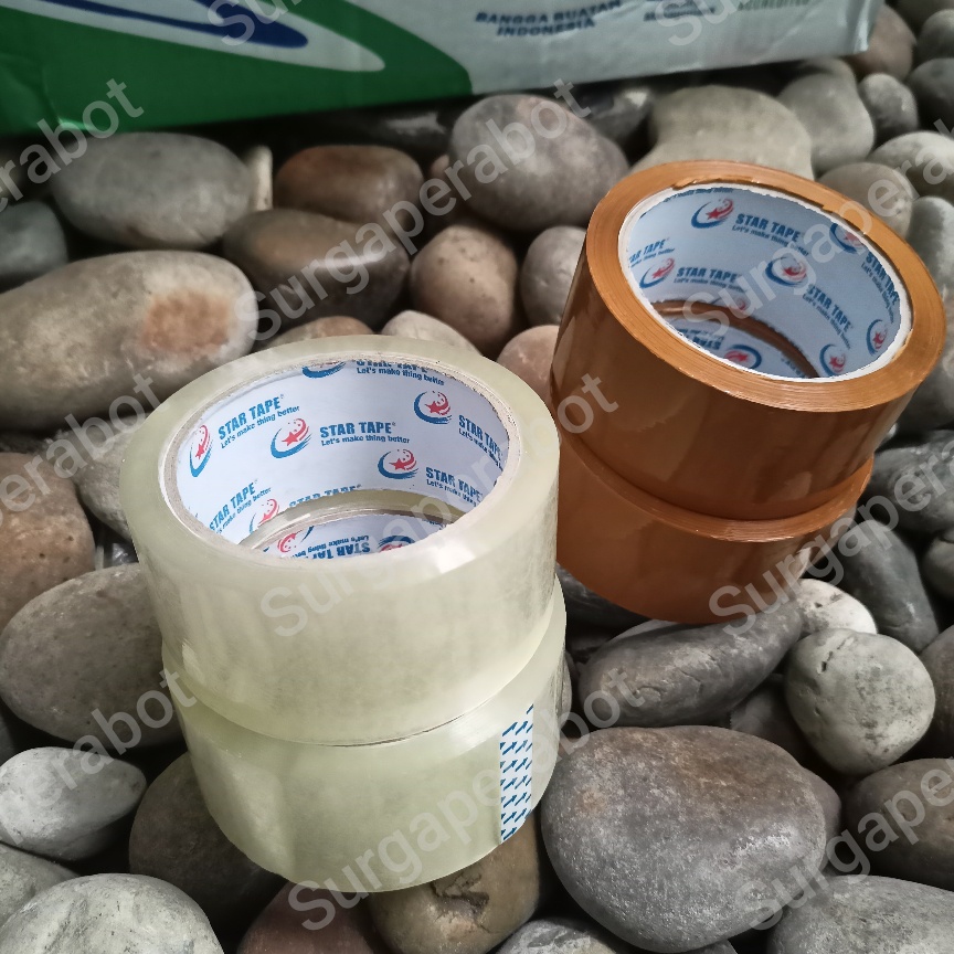 

Lakban Bening - Coklat 2inch (45mm) 72Yard Selotip Murah 2 inchi Kuat Murah