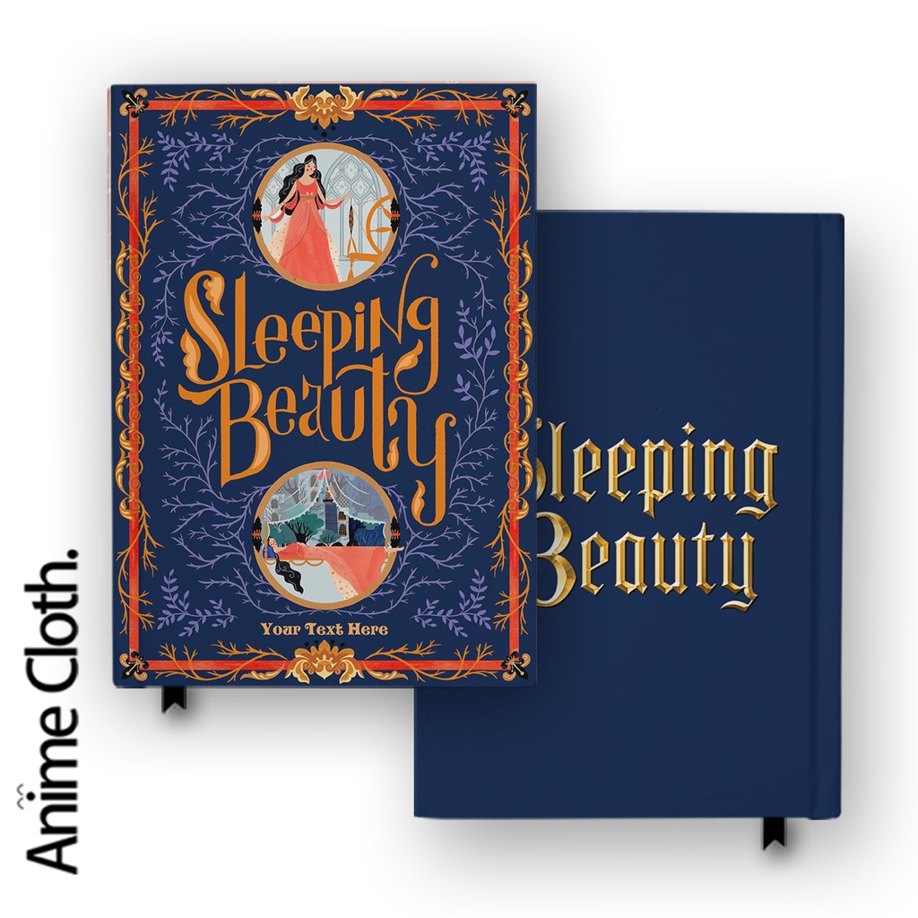 

Buku Catatan Notebook Sleeping Beauty Aurora 4 Custom Nama Jurnal Agenda Diary Hardcover