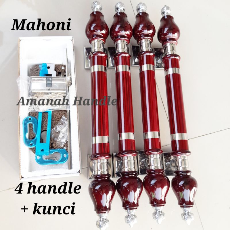 Fullset 35cm Handle pintu rumah stainless Anti Karat Mahoni / Gagang pintu rumah stainless